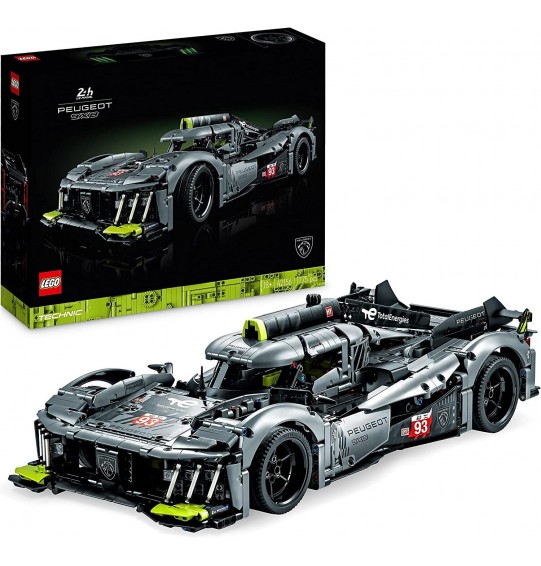 LEGO TECHNIC PEUGEOT 9X8 24H Le Mans Hybrid Hypercar (42156) 1775 Pcs New Sealed