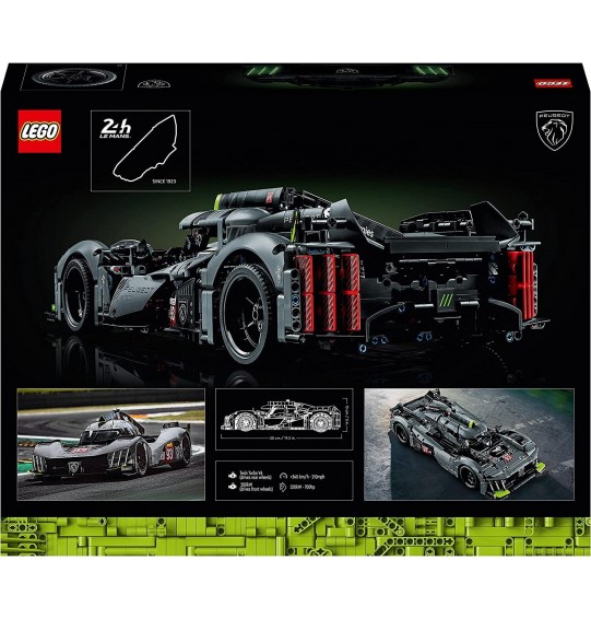 LEGO TECHNIC PEUGEOT 9X8 24H Le Mans Hybrid Hypercar (42156) 1775 Pcs New Sealed