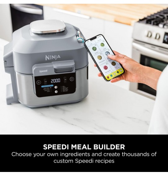 Ninja Speedi ON400UK 5.7L 10-in-1 Rapid Multi Cooker and Air Fryer Grey RRP £250